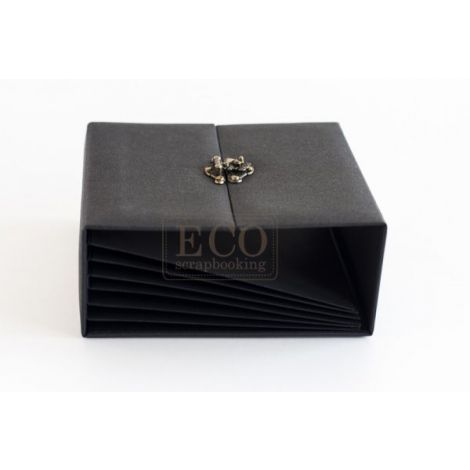 Album Bazyliszek 3D Eco 167x162x70mm Czarny z zapięciem, 6 kart - 2